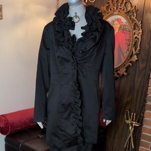 Ruffle Collar Jacket